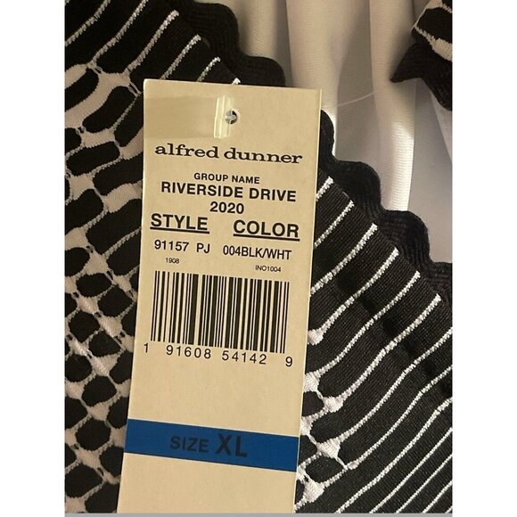 Alfred Dunner Riverside Drive Textured 2 for 1 Top Detachable Necklace Sz XL NWT - Picture 9 of 9